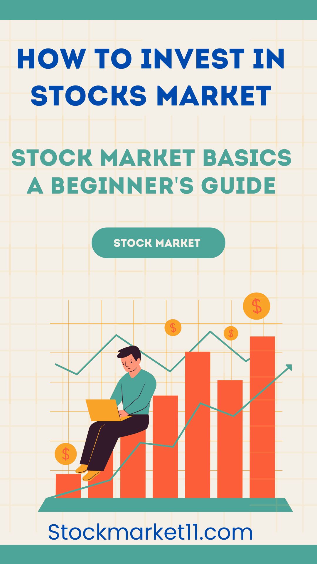 2025 में लॉन्ग टर्म इन्वेस्टमेंट के लिए सर्वश्रेष्ठ शेयर Green and Orange Simple How to Invest in Stock Market Instagram Story